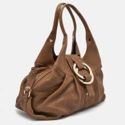 Bvlgari Tan Leather Chandra Hobo