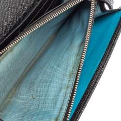 Pre Owned Bvlgari Black Leather Bvlgari Bvlgari Continental Wallet