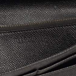 Pre Owned Bvlgari Black Leather Bvlgari Bvlgari Continental Wallet