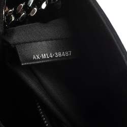 Pre Owned Bvlgari Black Leather Chain Tote