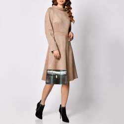 Pre Owned Bvlgari Green Karung Medium Serpenti Forever Shoulder Bag