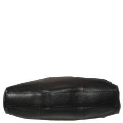 Pre Owned حقيبة  بلغاري مونيت جلد أسود بسلسلة