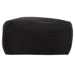 Bvlgari Black Monogram Canvas and Leather Satchel