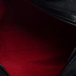 Bvlgari Black Monogram Canvas and Leather Satchel