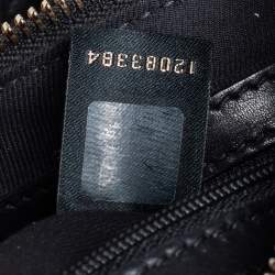 Bvlgari Black Leather Chandra Hobo