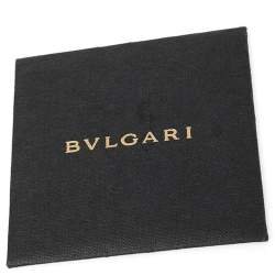 Bvlgari Black Leather and Patent Leather Serpenti Scaglie Tote