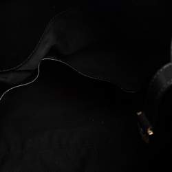 Bvlgari Black Leather Chandra Hobo