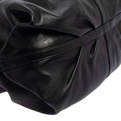 Bvlgari Black Leather Chandra Hobo