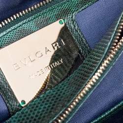 مملوكة مسبقًا Bvlgari Green Karung Large Serpenti Forever Shoulder Bag 