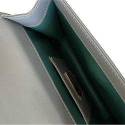 Bvlgari Black Leather Stingray Serpenti Forever Bag
