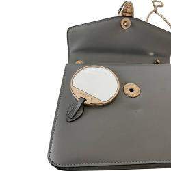 Bvlgari Black Leather Stingray Serpenti Forever Bag
