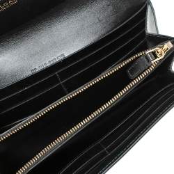 Bvlgari Green Patent Leather Serpenti Forever Continental Wallet