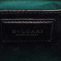 مملوكة مسبقًا Bvlgari Black Leather Serpenti Forever Chain Shoulder Bag