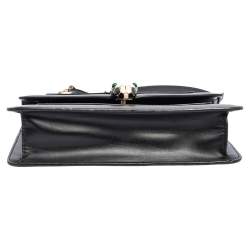 مملوكة مسبقًا Bvlgari Black Leather Serpenti Forever Chain Shoulder Bag
