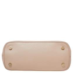 Bvlgari Beige/Grey Leather Isabella Rossellini Top Handle Bag