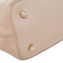 Bvlgari Beige/Grey Leather Isabella Rossellini Top Handle Bag