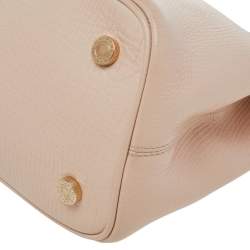 Bvlgari Beige/Grey Leather Isabella Rossellini Top Handle Bag