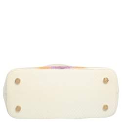 Bvlgari Tri Color Python Isabella Rossellini Top Handle Bag