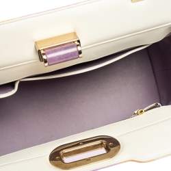 Bvlgari Tri Color Python Isabella Rossellini Top Handle Bag