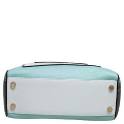 Pre Owned Bvlgari Tri Color Leather and Kurung Serpenti Scaglie Tote