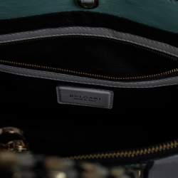 Pre Owned Bvlgari Tri Color Leather and Kurung Serpenti Scaglie Tote