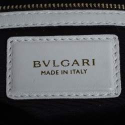 Pre Owned Bvlgari Tri Color Leather and Kurung Serpenti Scaglie Tote