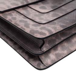 Pre Owned حقيبة كتف بلغاري سيربنتي فوريفر كارونغ بيج/أخضر متوسطة