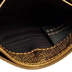 Bvlgari Gold Karung Serpenti Forever Card Holder