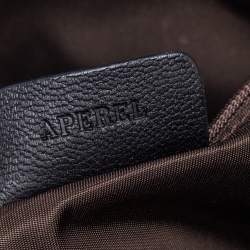 Pre Owned Bvlgari Black Leather Bvlgari Bvlgari Dome Satchel