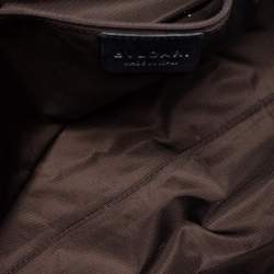 Pre Owned Bvlgari Black Leather Bvlgari Bvlgari Dome Satchel