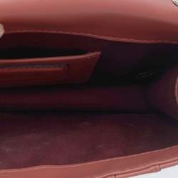 Bvlgari Coral Pink Leather Small Serpenti Forever Shoulder Bag