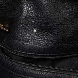 Pre Owned Bvlgari Black Leather Bonton Tote