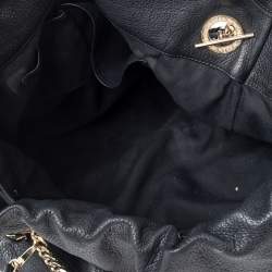 Pre Owned Bvlgari Black Leather Bonton Tote