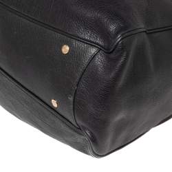 Pre Owned Bvlgari Black Leather Bonton Tote