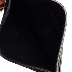 Bvlgari Metallic Gold Leather Serpenti Forever Card Holder