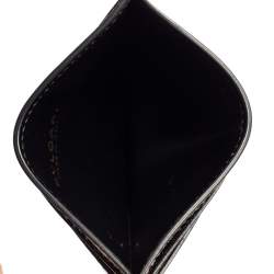 Bvlgari Metallic Gold Leather Serpenti Forever Card Holder