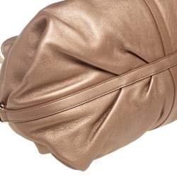 Bvlgari Gold Leather Chandra Hobo