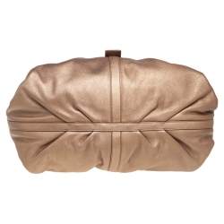 Bvlgari Gold Leather Chandra Hobo