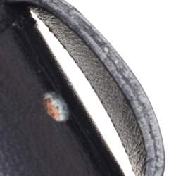 Pre Owned Bvlgari Black Macadam Denim and Leather Cylinder Bag