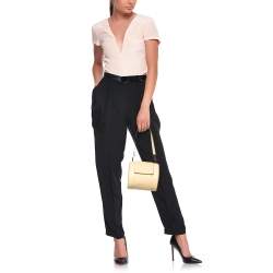 Bvlgari Beige Canvas and Leather Cylinder Bag