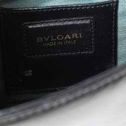مملوكة مسبقًا Bvlgari Black Leather Serpenti Forever Shoulder Bag