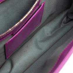 Bvlgari Purple Leather Small Serpenti Forever Shoulder Bag