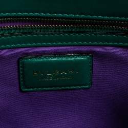 Bvlgari Green Leather Medium Serpenti Forever Shoulder Bag