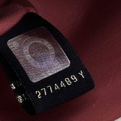 Pre Owned حقيبة كتف بلغاري ديفاس دريم مبطن جلد بيج 