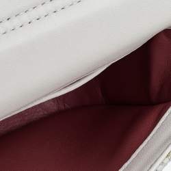 Pre Owned حقيبة كتف بلغاري ديفاس در يم مبطن جلد بيج 