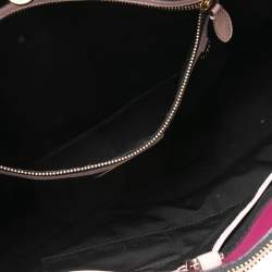 Bvlgari Tri Color Leather and Kurung Serpenti Scaglie Tote