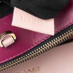 Bvlgari Tri Color Leather and Kurung Serpenti Scaglie Tote