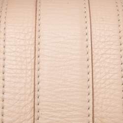 Pre Owned حقيبة كتف بلغاري ليوني جلد بيج