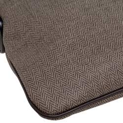 Bvlgari Beige Coated Canvas Sling Bag