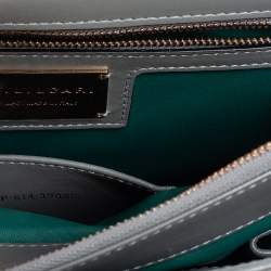 Bvlgari Grey Stingray and Leather Medium Serpenti Forever Shoulder Bag